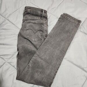 Levi's 712 Jeans Women's 26 W26 L30 Slim Mid Rise Gray Stretch Denim Sri Lanka